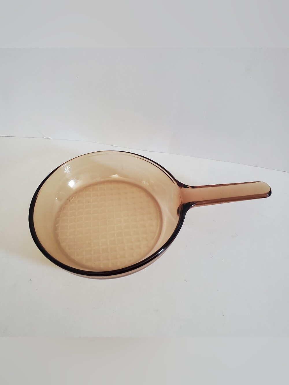 CorningWare Visions Amber Glass 7" Skillet Made in France